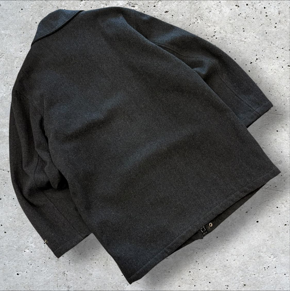 [100] 90s 폴로 랄프로렌 패티드 다크그레이 울 코트 D789 상품이미지2