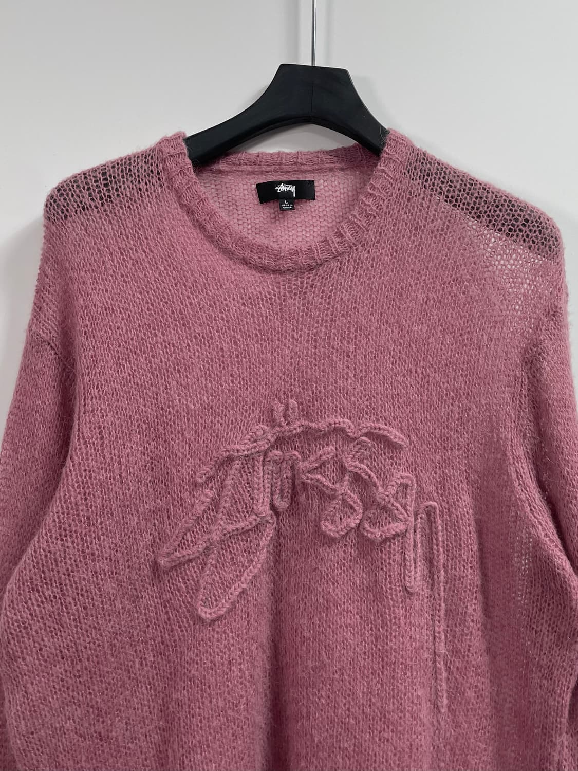 스투시 루즈 로고 스웨터 모브 니트 (on.165)   상품이미지2