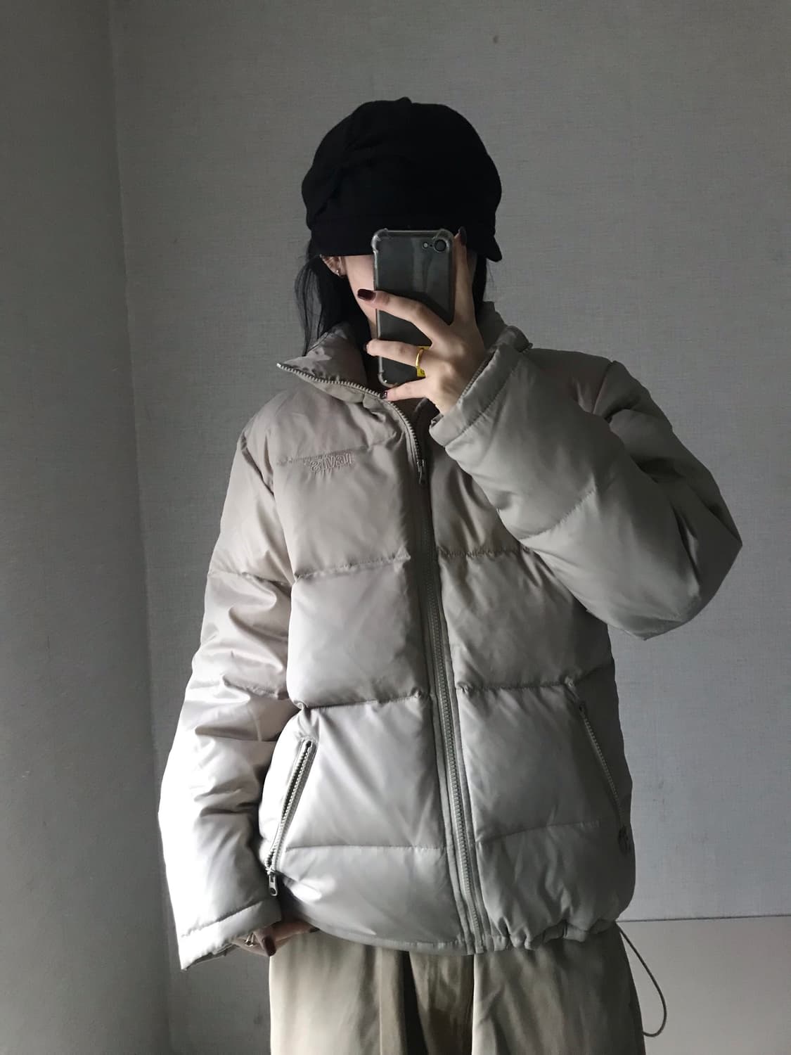 리바이스 베이지 패딩 상품이미지1