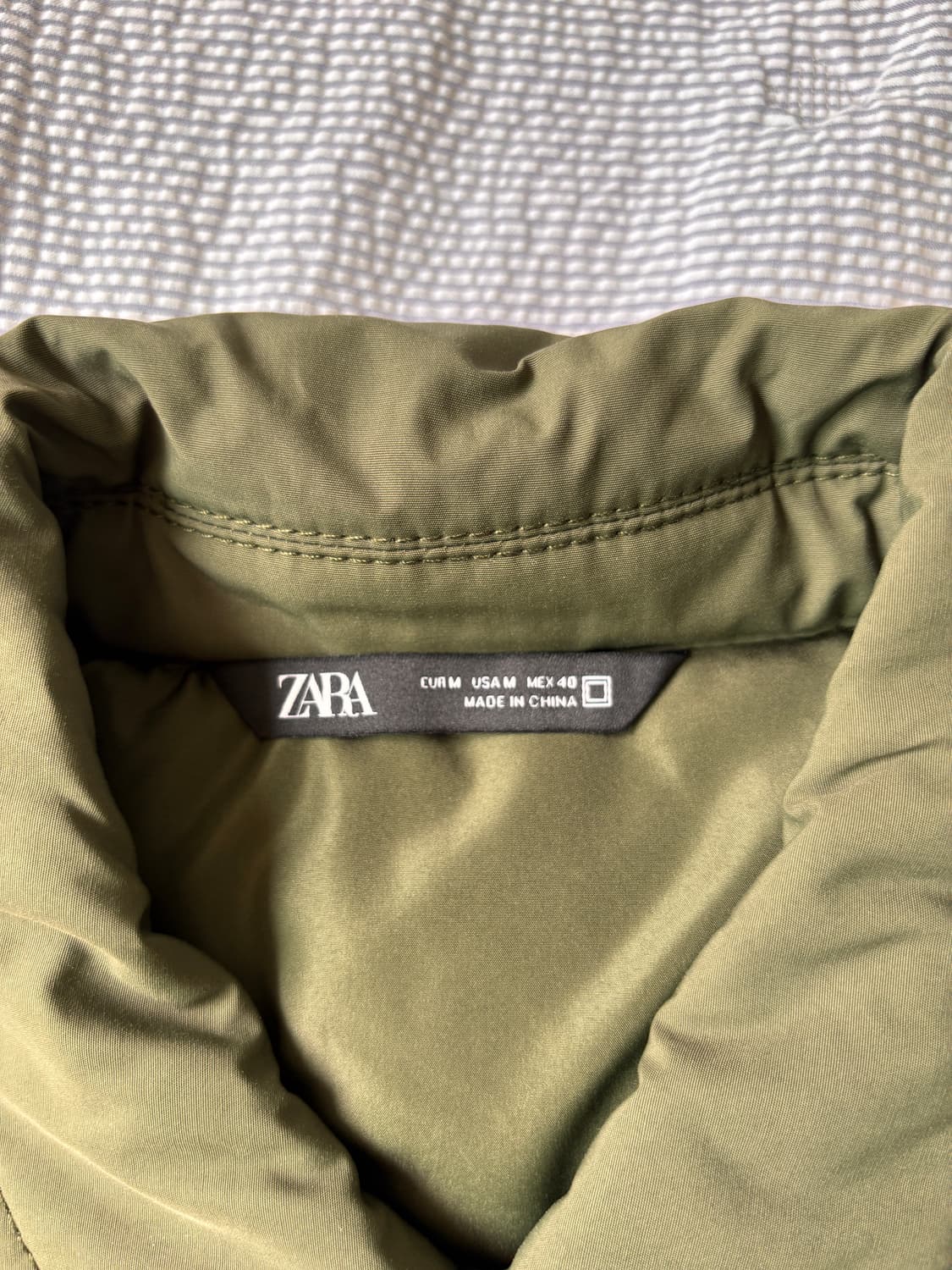 Ma-1이 셔츠가 된다면? ZARA 하이테크 박시핏 오버셔츠 M 상품이미지5