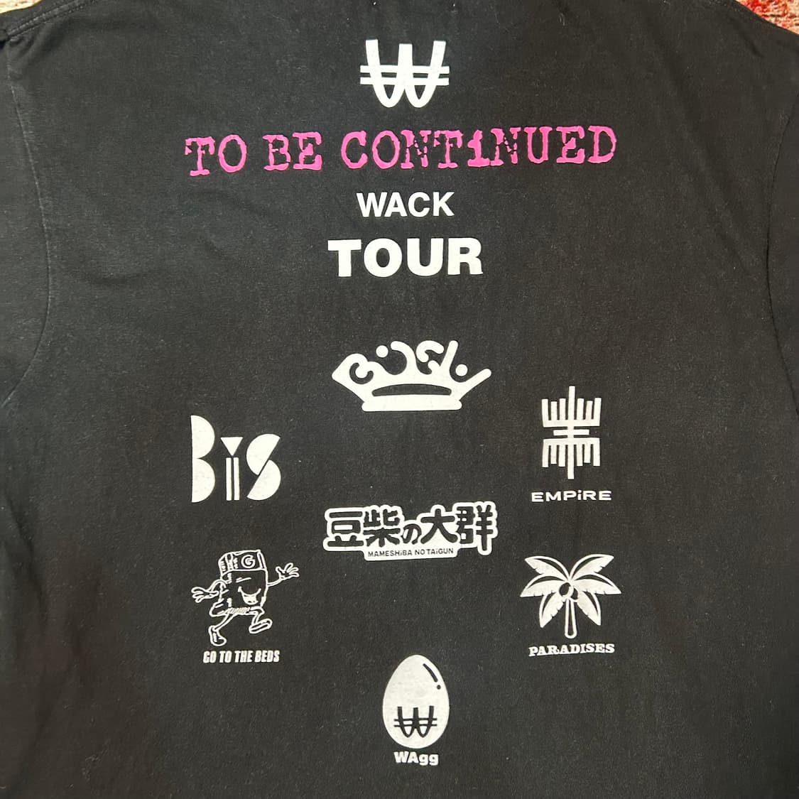 [XL] 일본 WACK엔터테이먼트 2021년 투어 반팔 상품이미지5