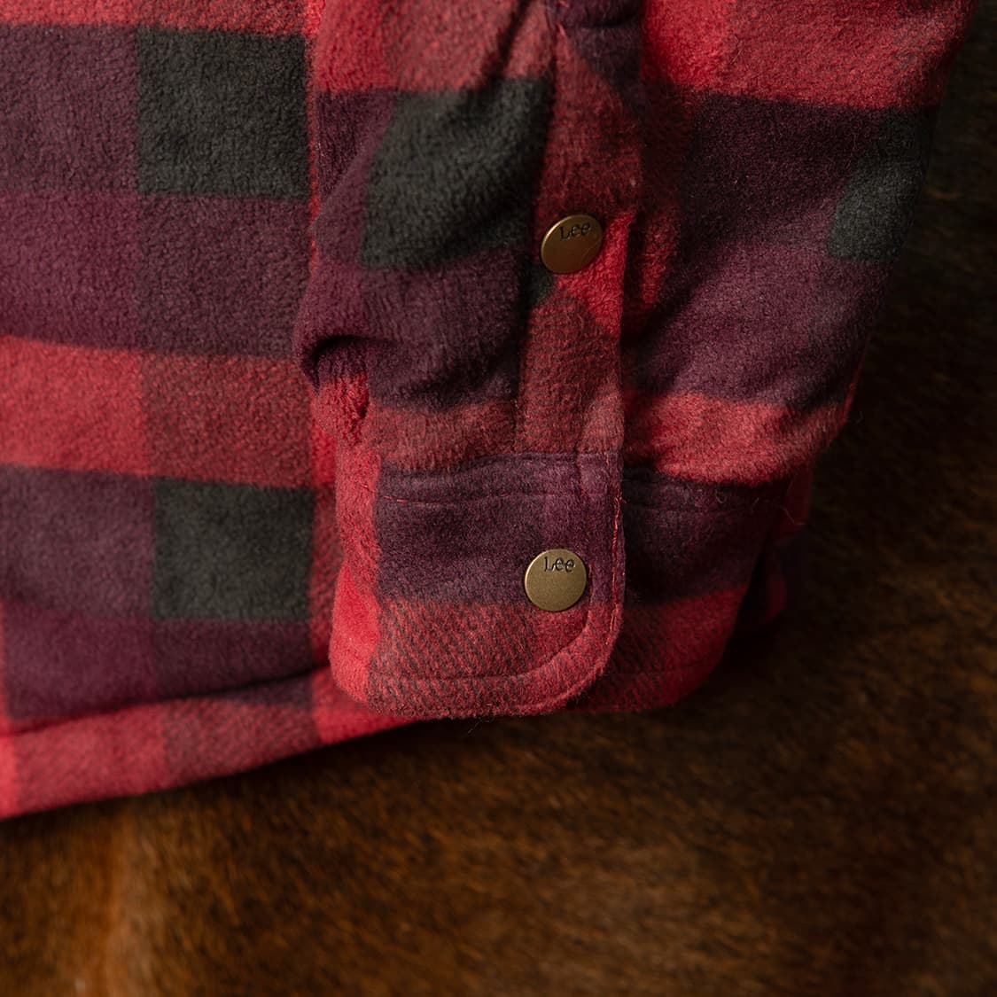 [110] Lee 퀼팅라이닝 버팔로체크 플리스 셔츠  상품이미지3