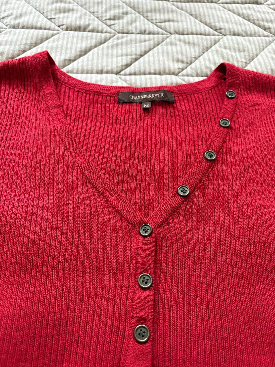 레드 니트 상품이미지5