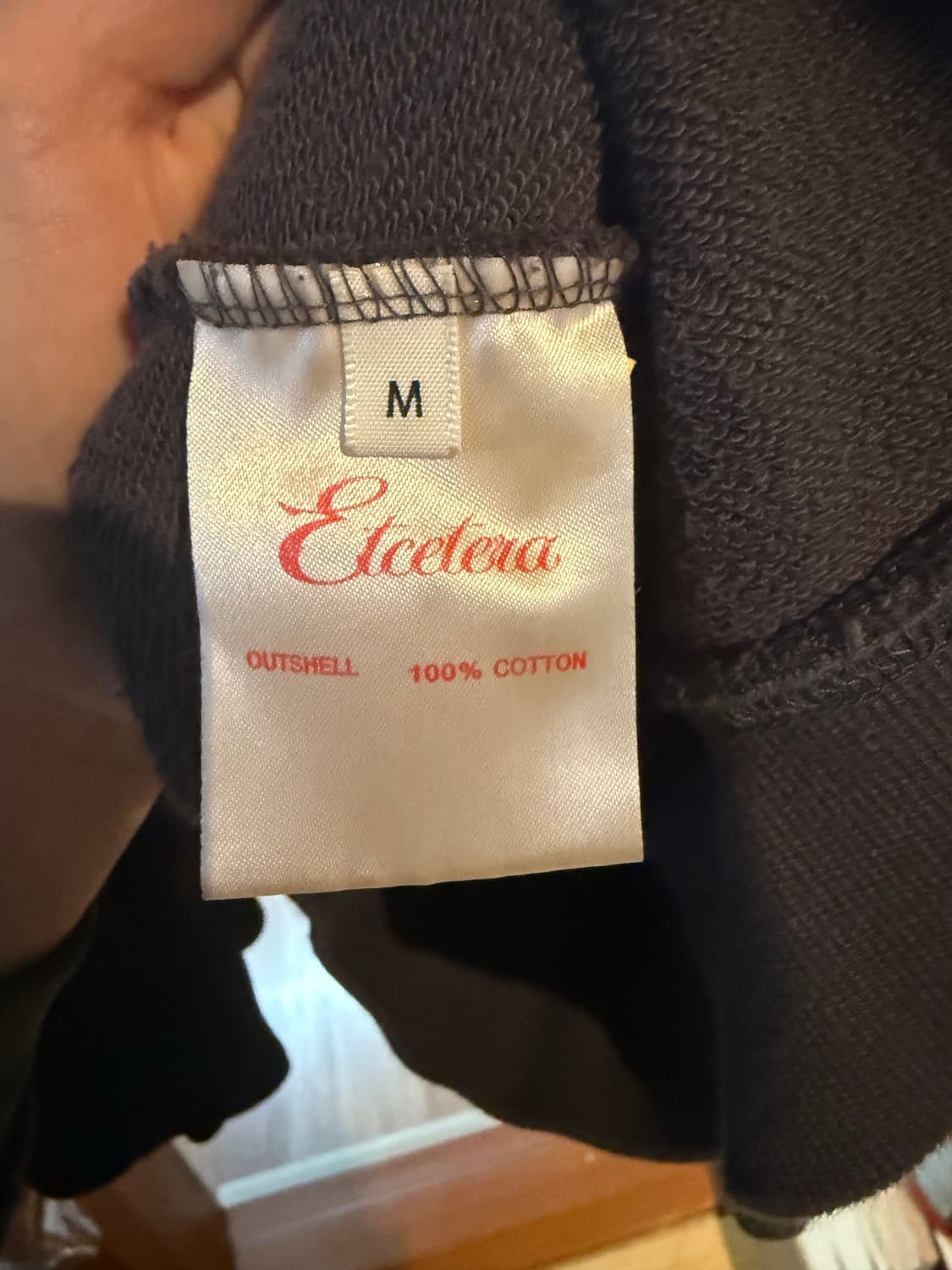 ETCE Washed 후드집업 차콜 M 상품이미지4