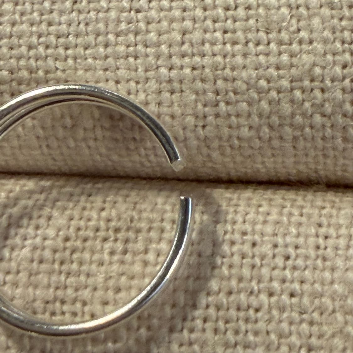 새상품 여성 오픈링 투라인 반지 은반지 실버링 상품이미지6