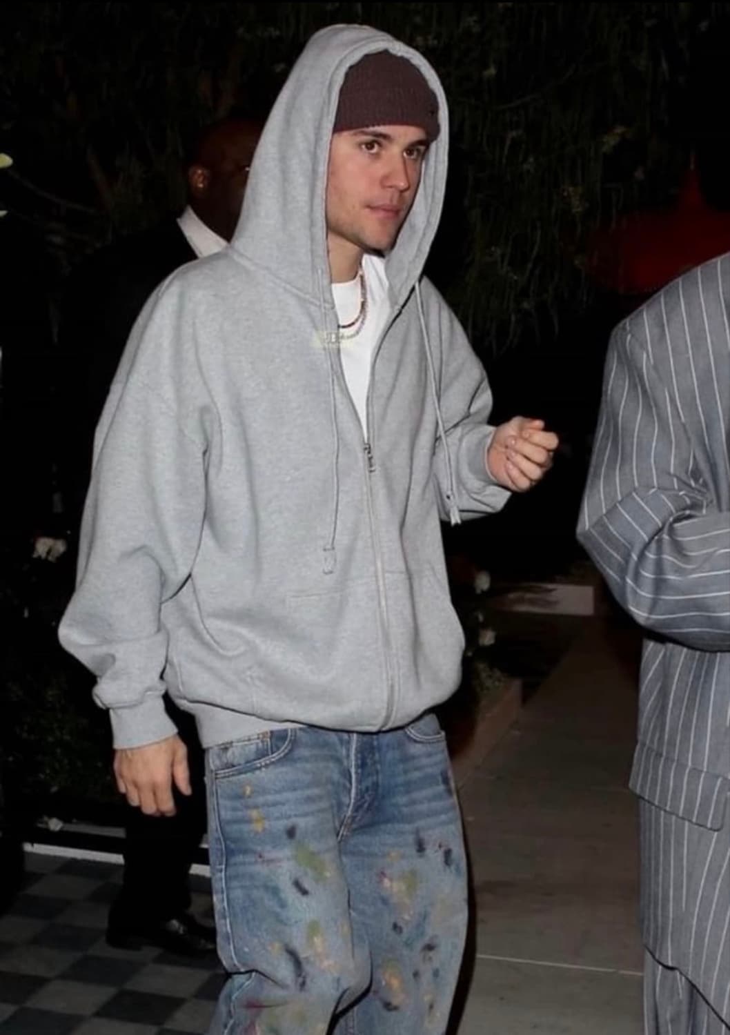 90s usa 러셀 후드집업 그레이 상품이미지2