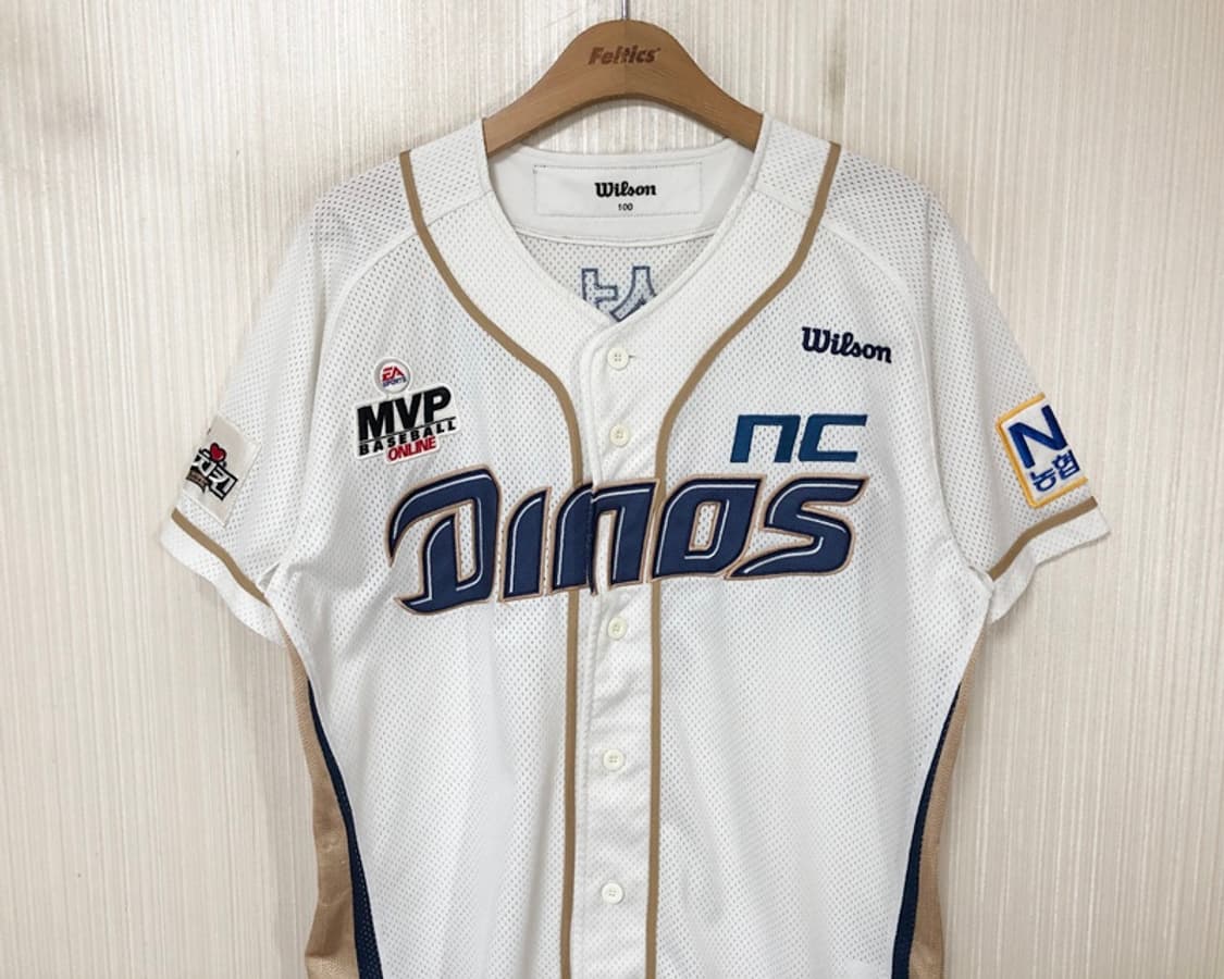 KBO 윌슨 NC다이노스 어센틱 홈유니폼/져지 100 #47 나성범 상품이미지2
