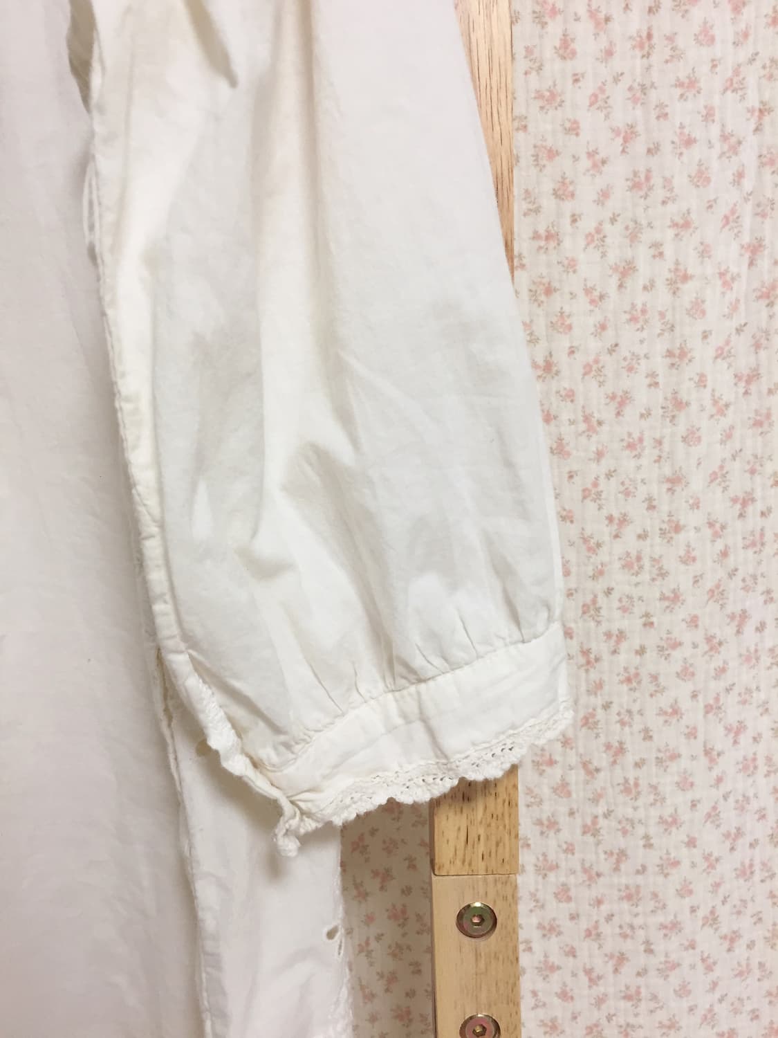 빈티지 모리걸 아이보리 포켓 블라우스 상품이미지5
