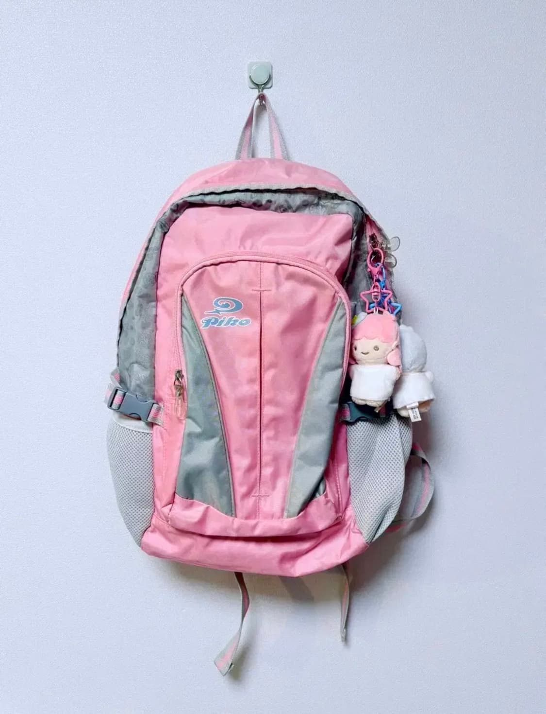 최종가격 piko 피코 핑크 백팩 가방 빈티지y2k 히메갸루 모리걸 상품이미지2