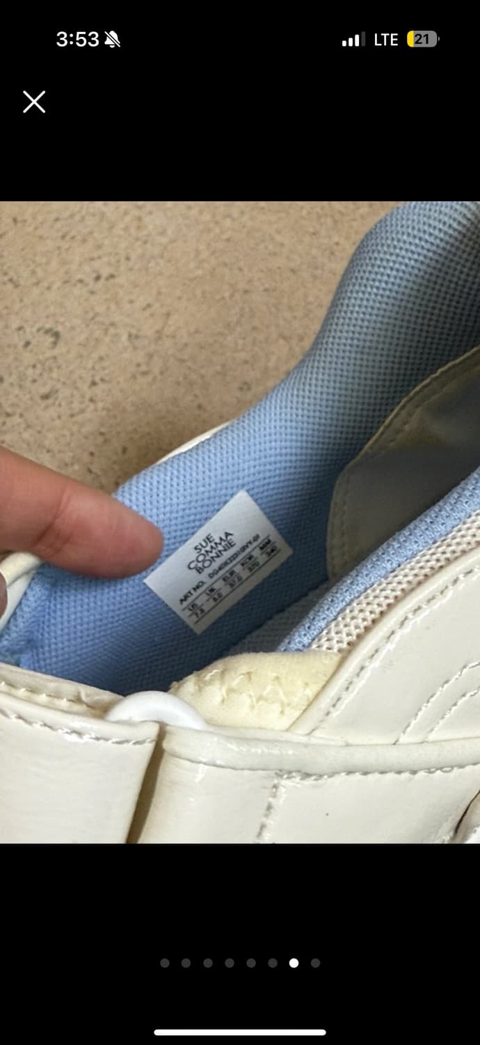 2회 착용) 슈콤마보니 메리제인 스니커즈 상품이미지7