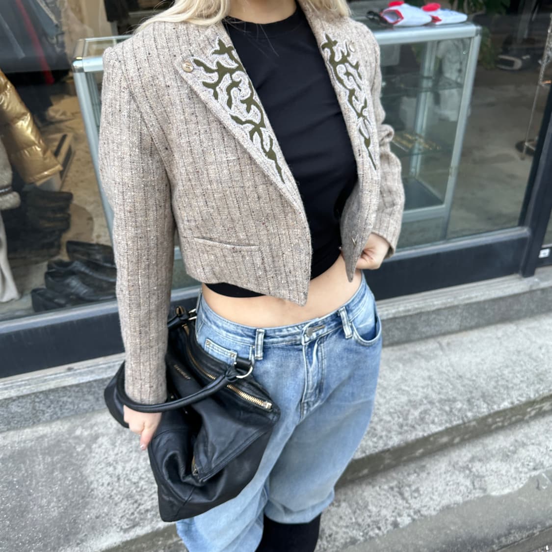 00s 겐조 크롭 블레이저 자켓 상품이미지1