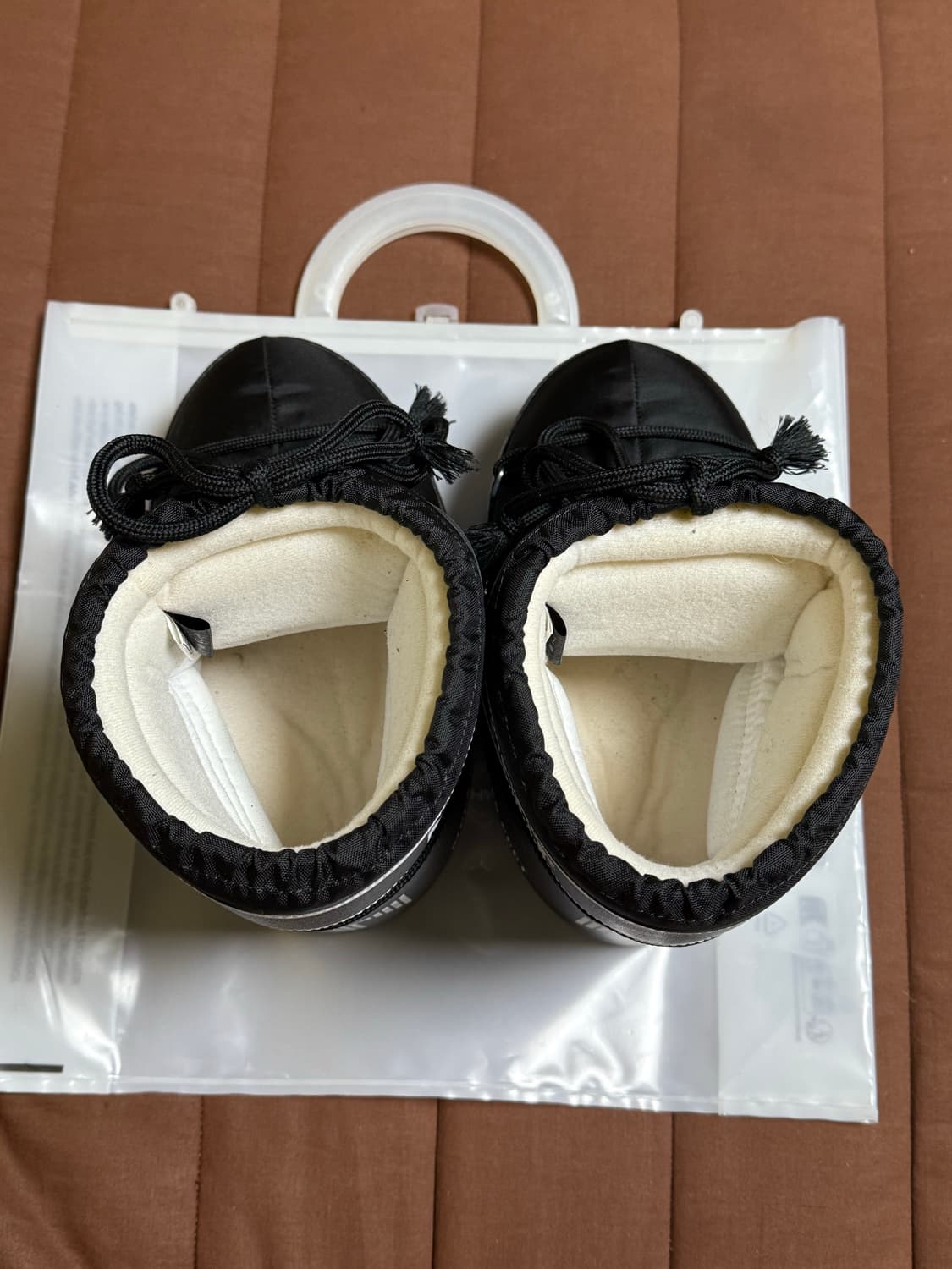 문부츠 아이콘 로우 나일론 부츠 블랙 상품이미지4