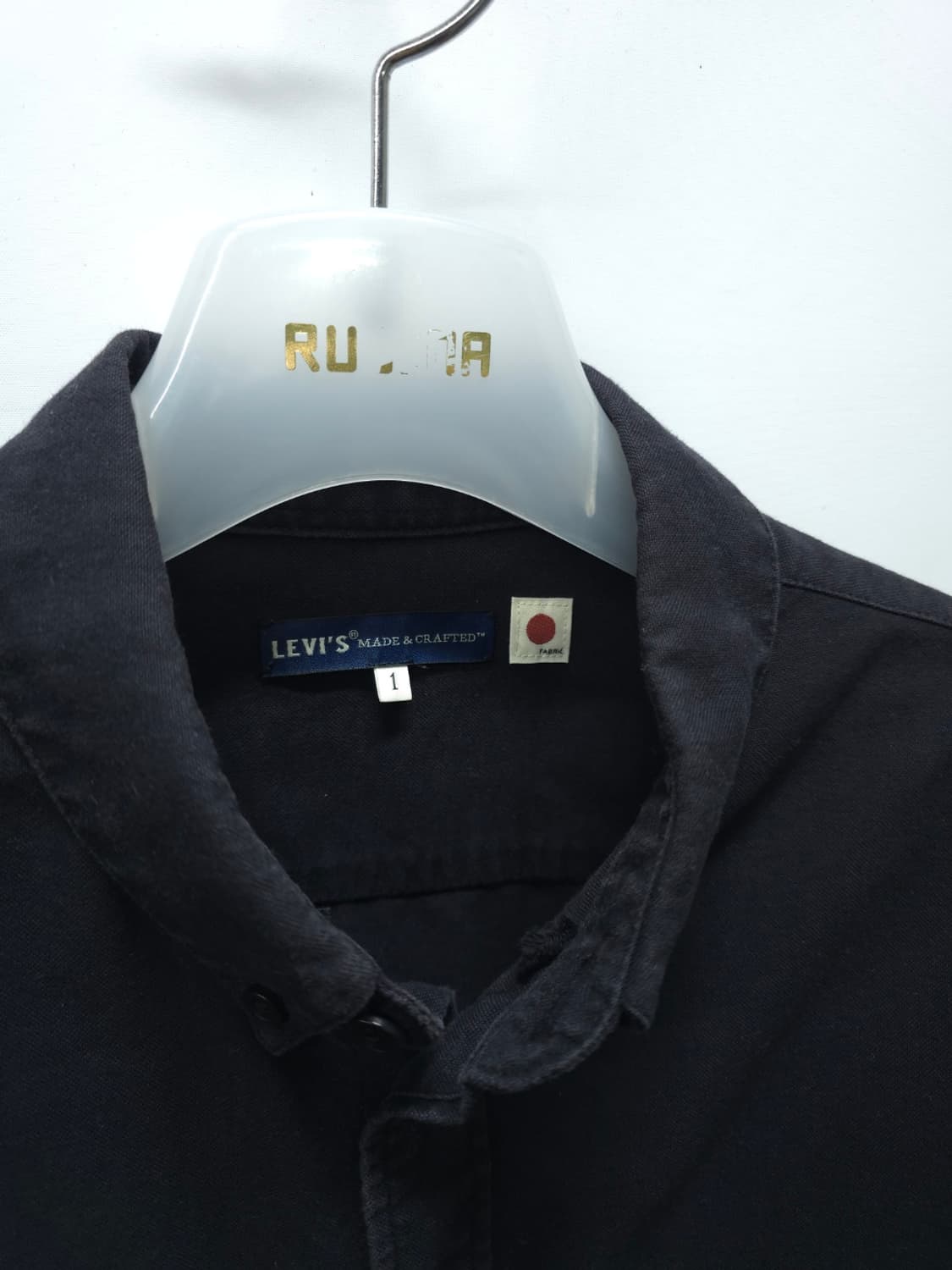 리바이스 메이드앤크래프트 블랙 옥스포드 코튼 셔츠 (66) 상품이미지6