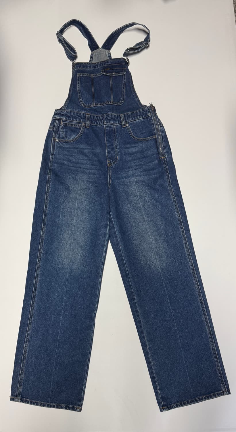 여성 커버낫 x 랭글러 23년도 레직기 데님 오버롤 S 상품이미지1