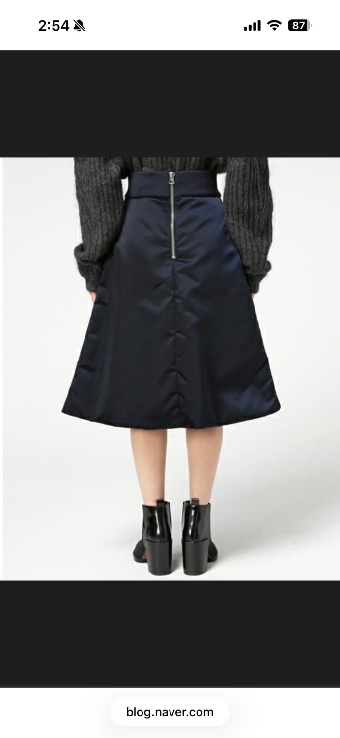 Acne studio 아크네스튜디오 봄버 스커트 상품이미지3