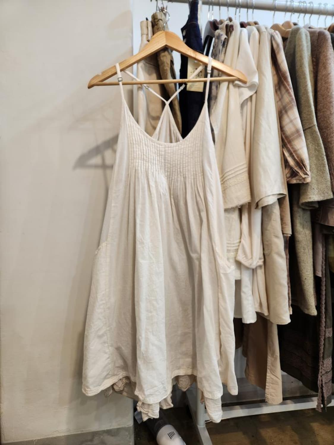 빈티지 레이어드 슬리브리스 원피스 상품이미지2