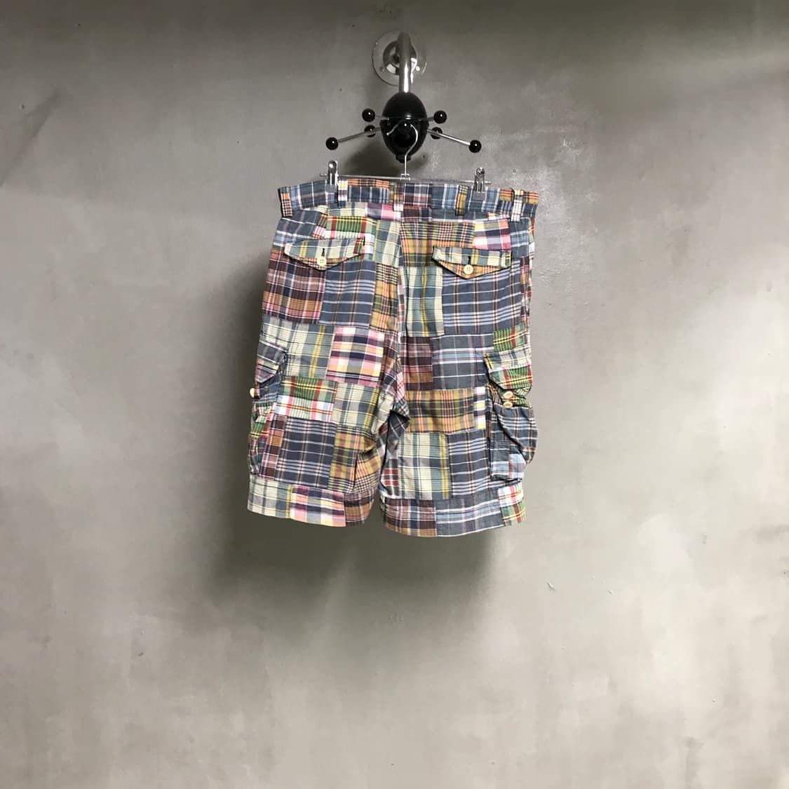 폴로 랄프로렌 체크 카고 반바지 35 상품이미지4