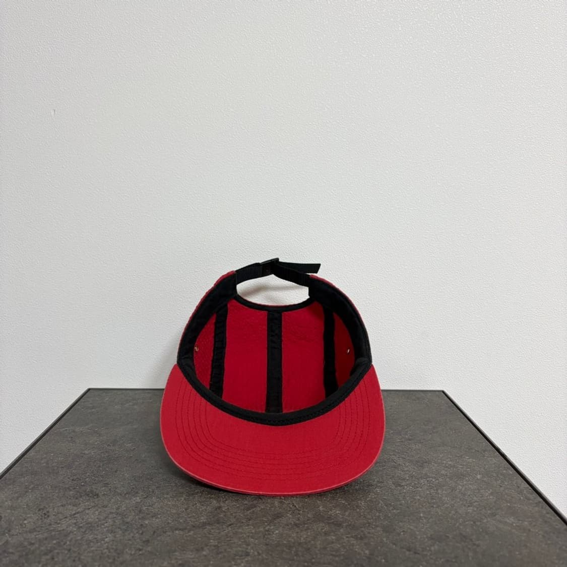 (OS) 슈프림 박스로고 캠프캡 모자 시어서커 워시드 레드 상품이미지5