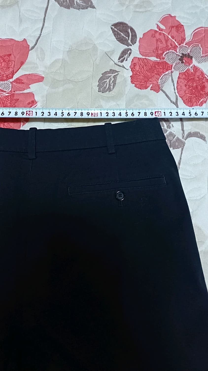 유니클로 짧은 스판면바지 31인치 기장92 상품이미지7