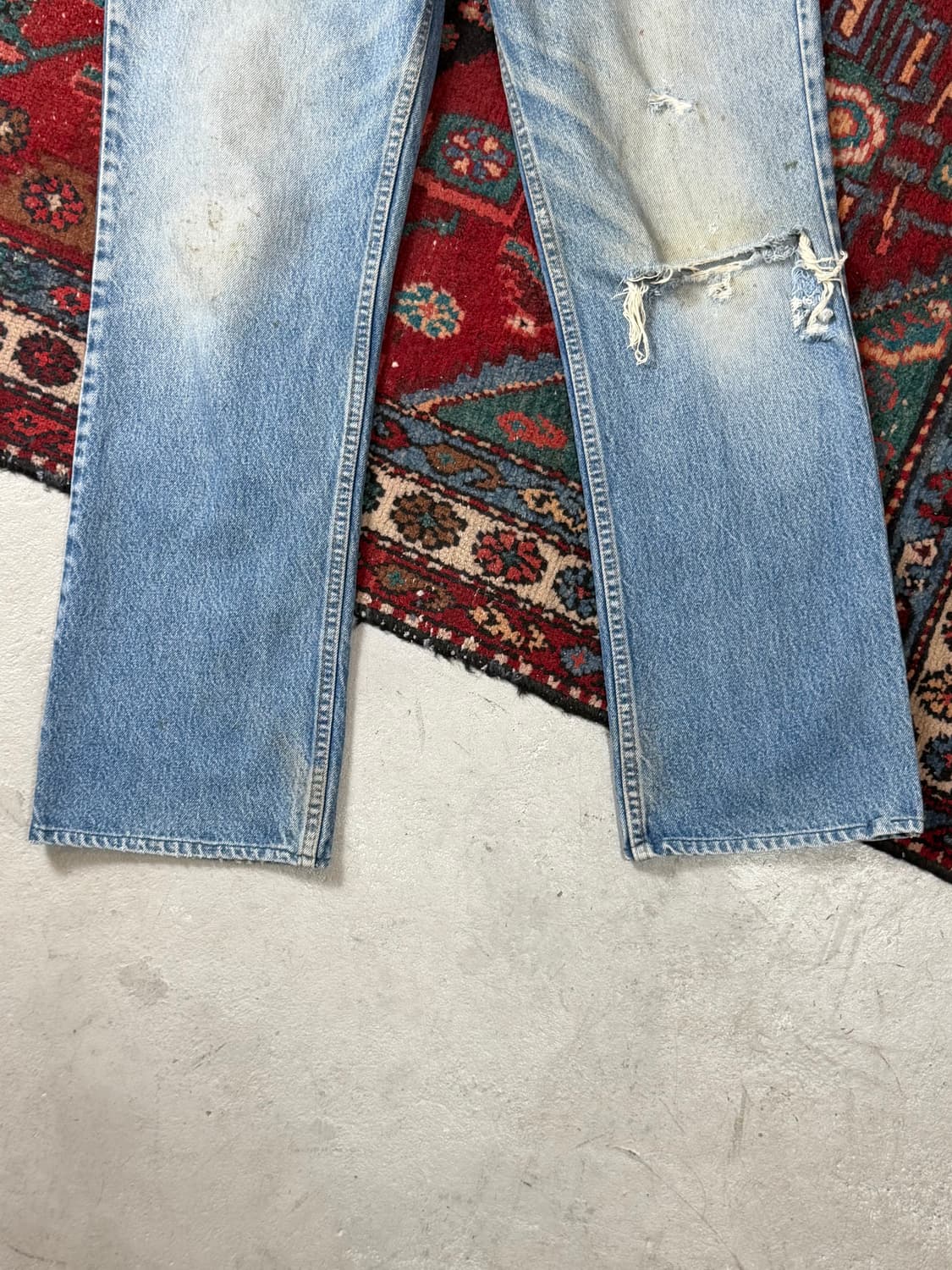 90's USA Made 빈티지 리바이스 517 오렌지탭 부츠컷 상품이미지7