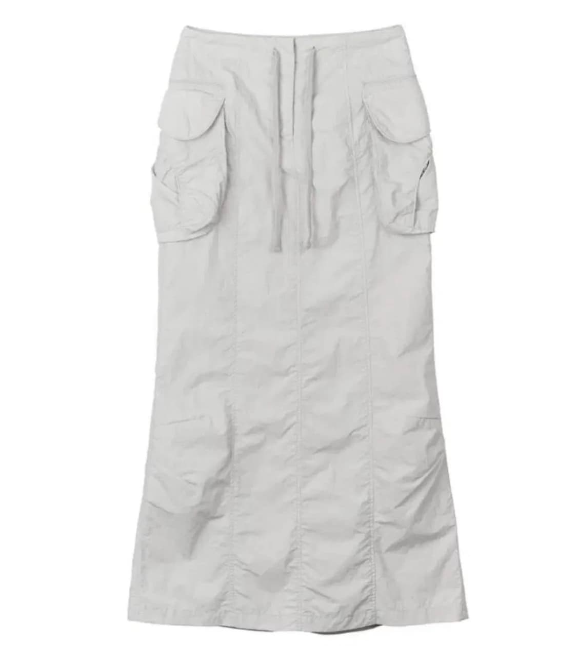 스컬프터 파라슈트 카고 맥시 스커트 그레이 상품이미지1