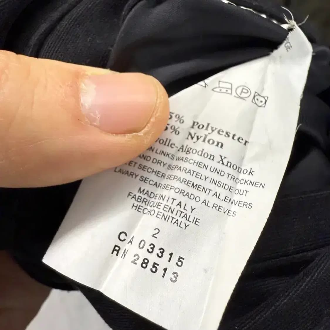 Armani Exchange 블랙 로브 코트 L 상품이미지7