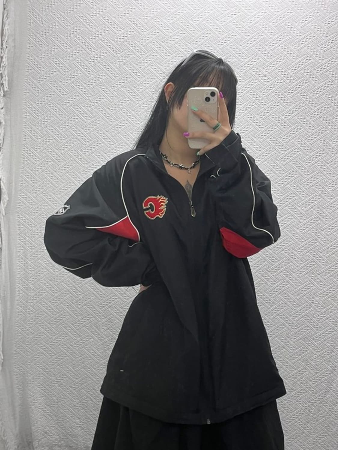 리복 CALGARY 올드스쿨 바람막이 자켓 110 C06964 상품이미지2