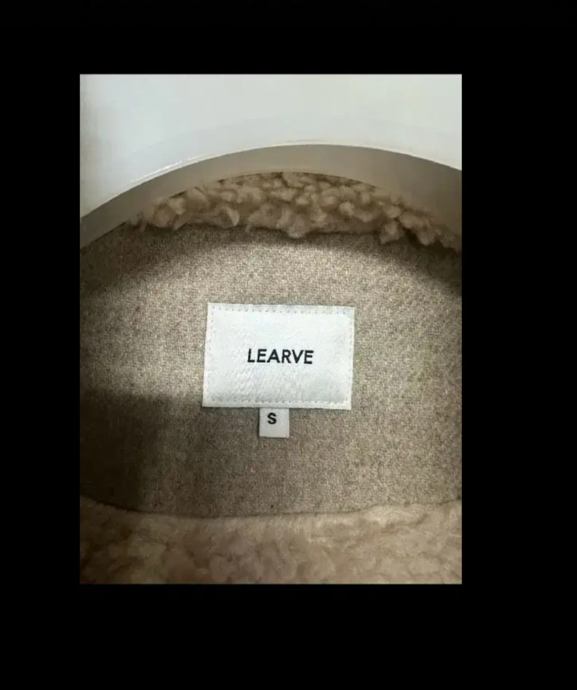 르아브 / 벌룬핏 오버사이즈 하프코트 / s 상품이미지2