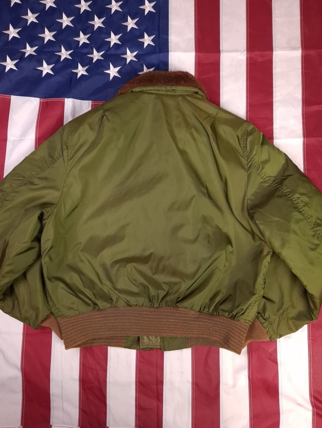 오리지날 90's 미국제조 스피왁 미공군 B-15C 항공자켓 상품이미지8