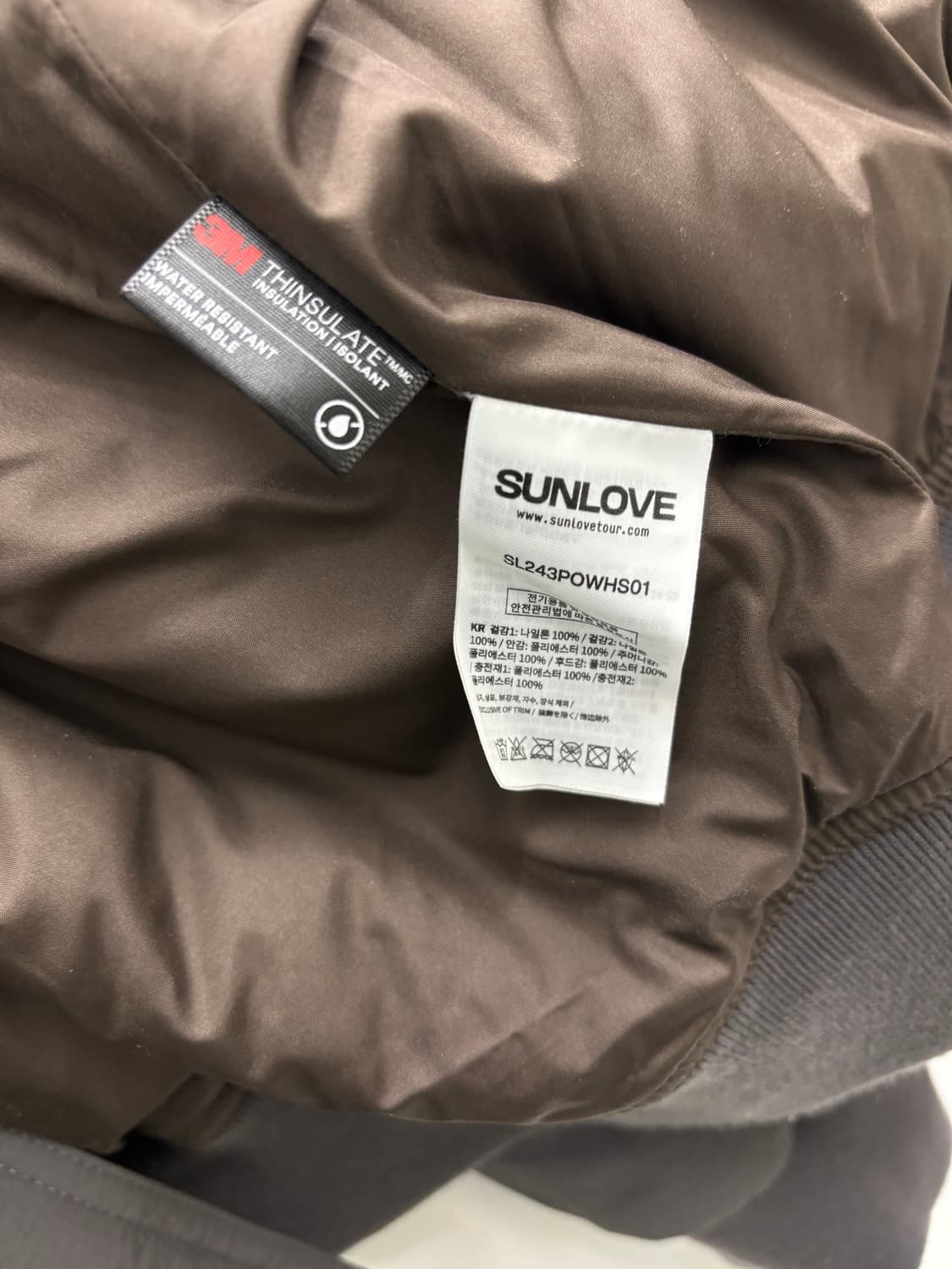 SUNLOVE 선러브 패치 디테일 패딩 자켓 상품이미지7