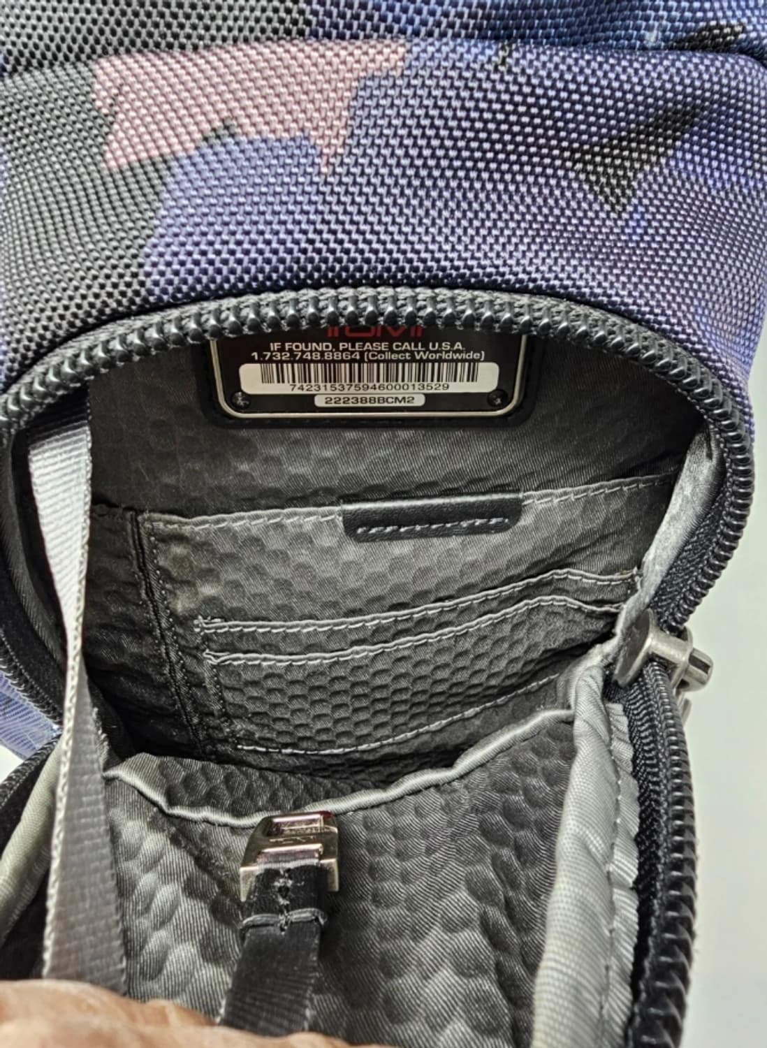 투미 TUMI 롤탑 백팩 블루 카모 상품이미지10