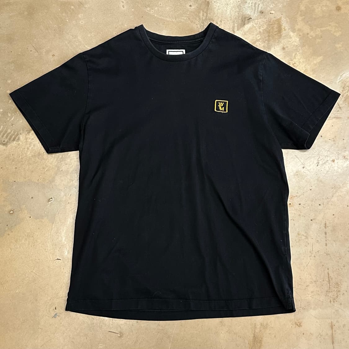 46 우영미 빅로고 블랙 반팔 티셔츠 상품이미지3