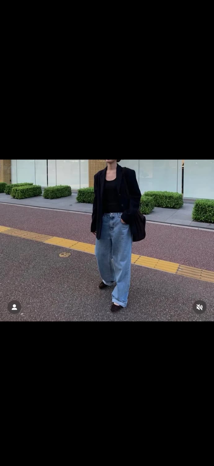 더바넷 daddy loose-fit denim pants L 미착용새상품 상품이미지1