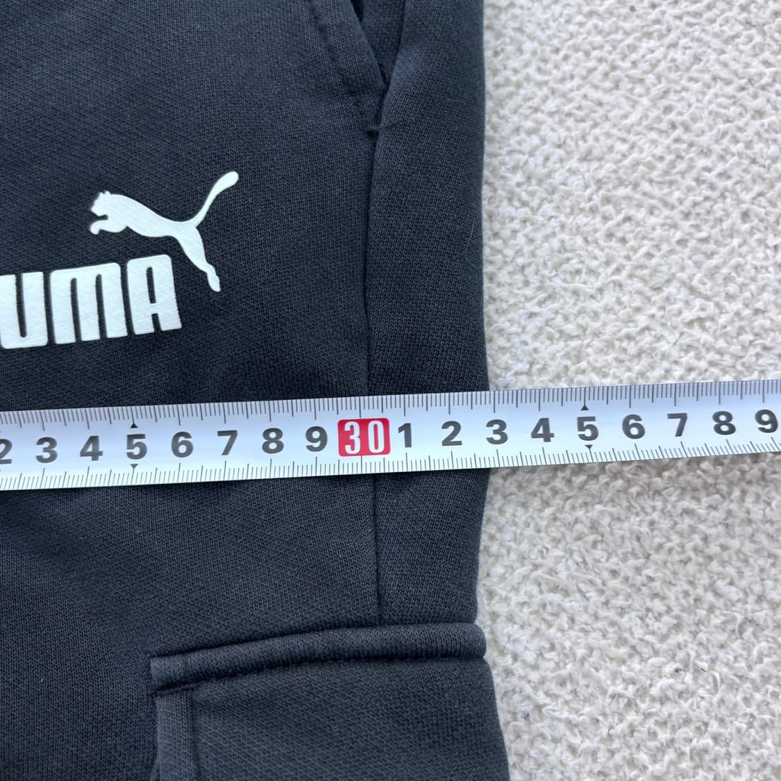 M 푸마 블랙 포켓 카고 조거 팬츠 0429E 상품이미지8