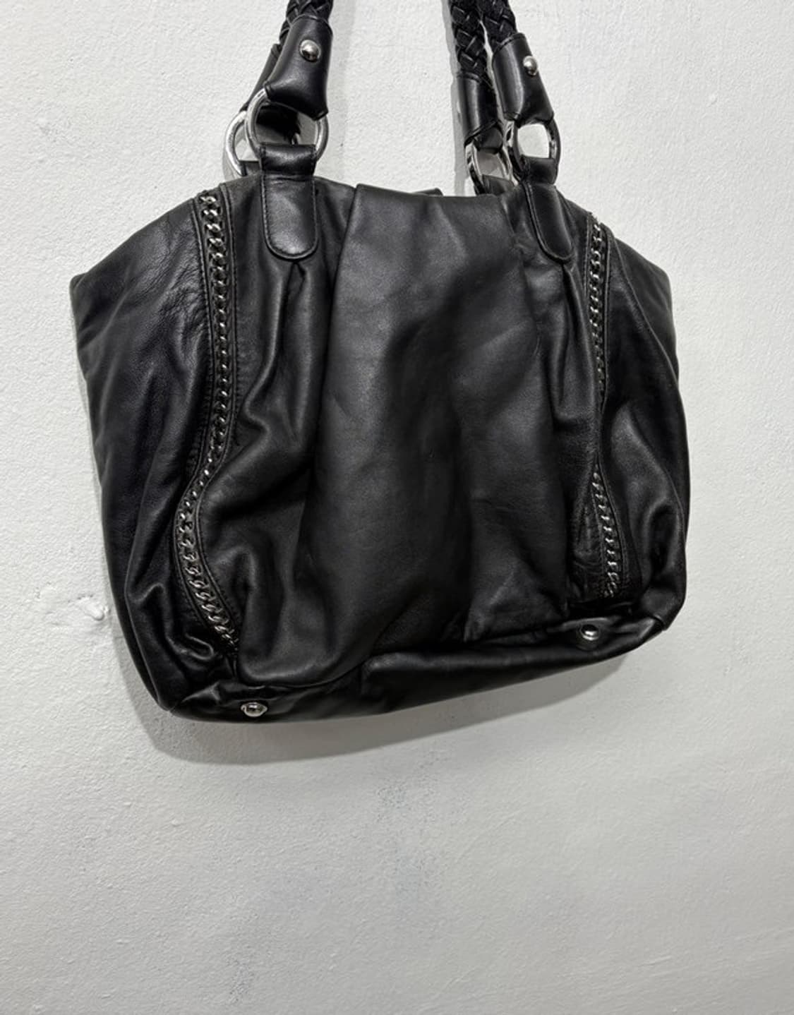 ARMANI COLLEZIONI Braided Leather Tote B 상품이미지9