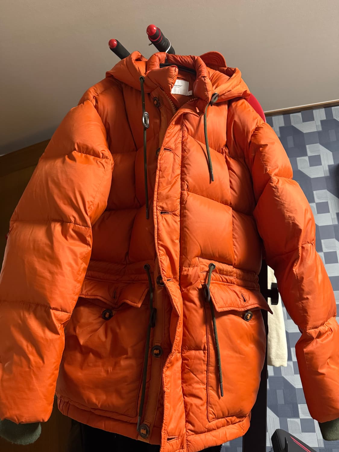 아웃스탠딩 카라코람 오렌지 패딩 2 상품이미지1