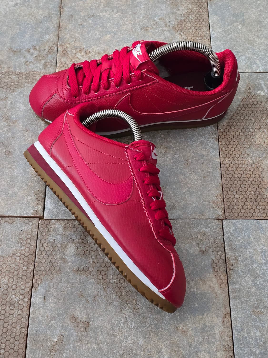 (225)나이키 코르테즈 레더 레드 상품이미지7