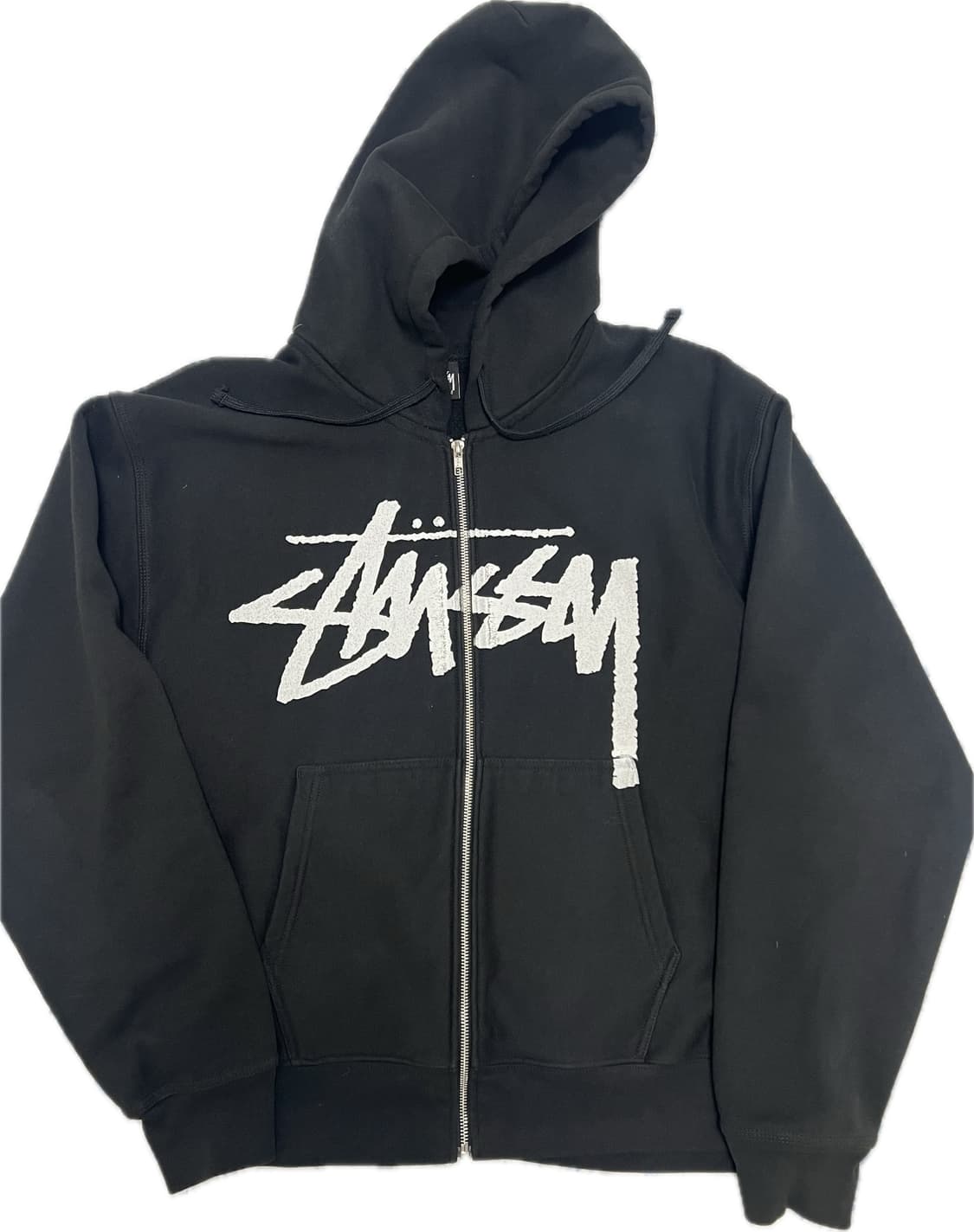 스투시 스탁 후드집업 블랙 상품이미지2