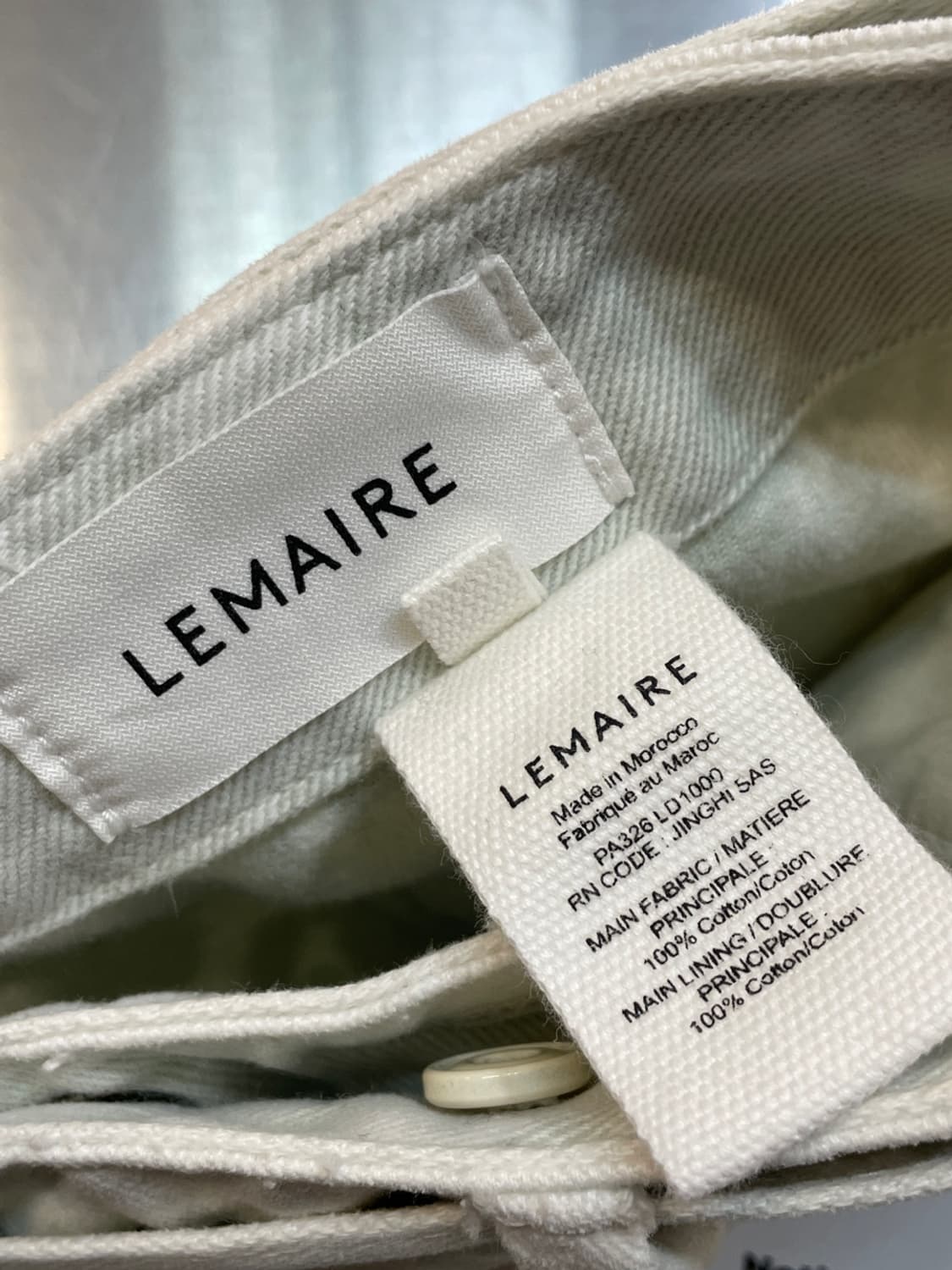 르메르 트위스트 벨티드 헤비 데님 팬츠  상품이미지7