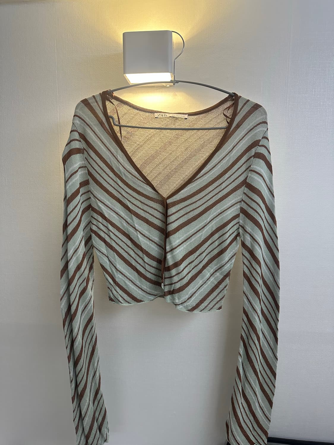 ZARA 스트라이프 가디건 M 상품이미지1