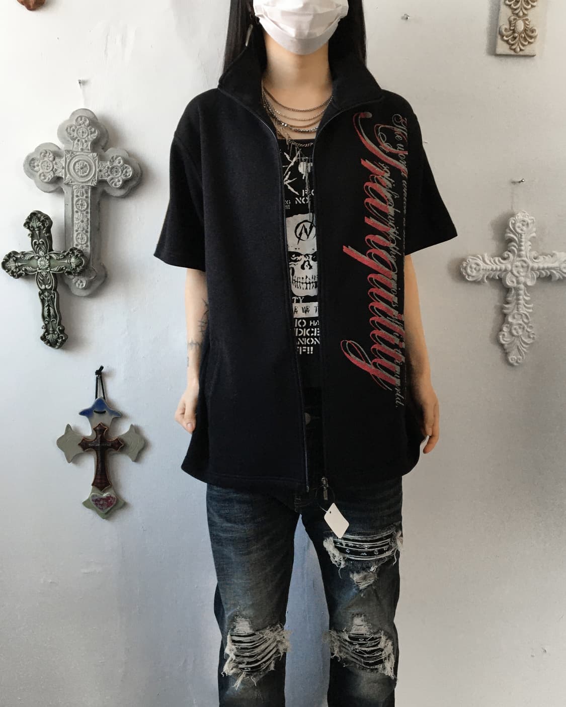 Back wing point track zip up 상품이미지8