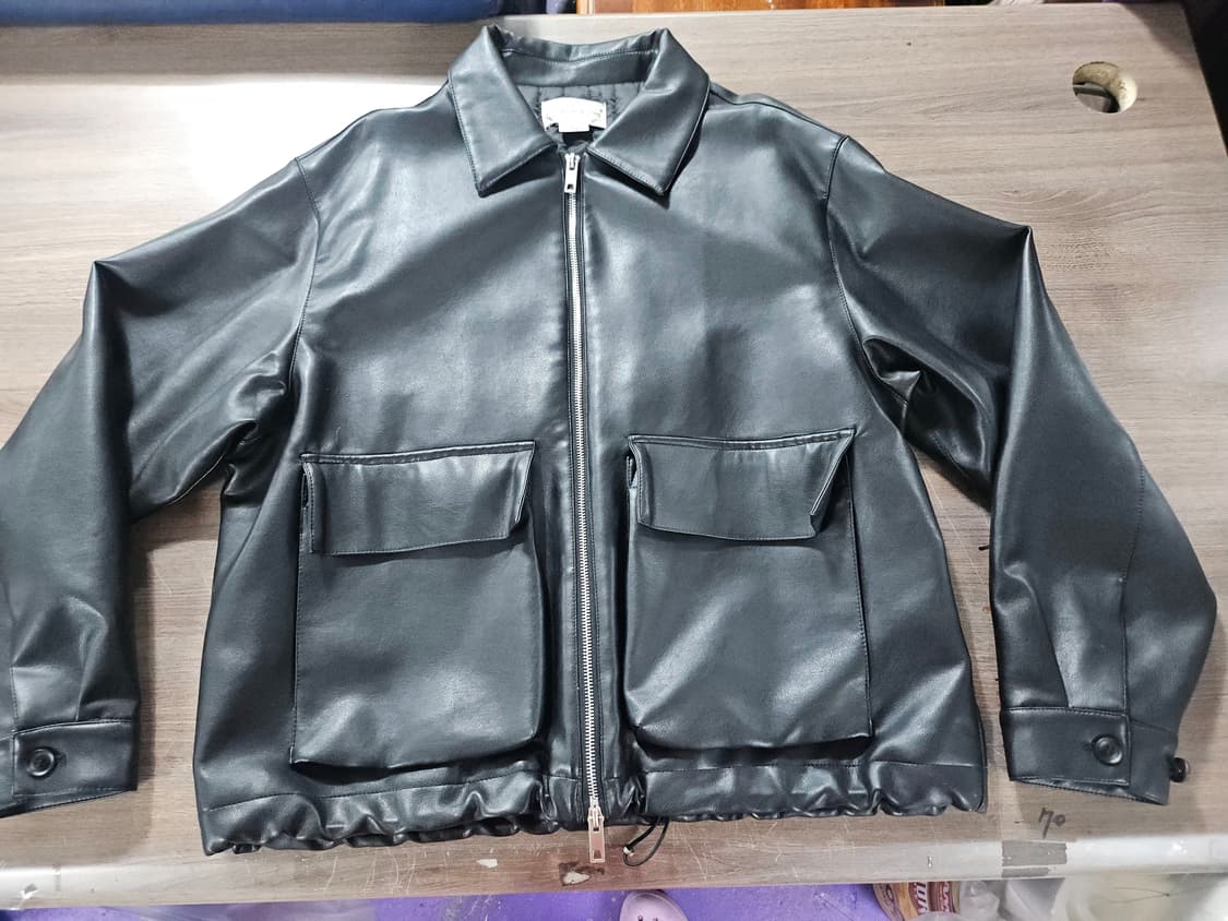 LAFUDGE STORE 라퍼지스토어 버핑레더자켓 L 상품이미지2