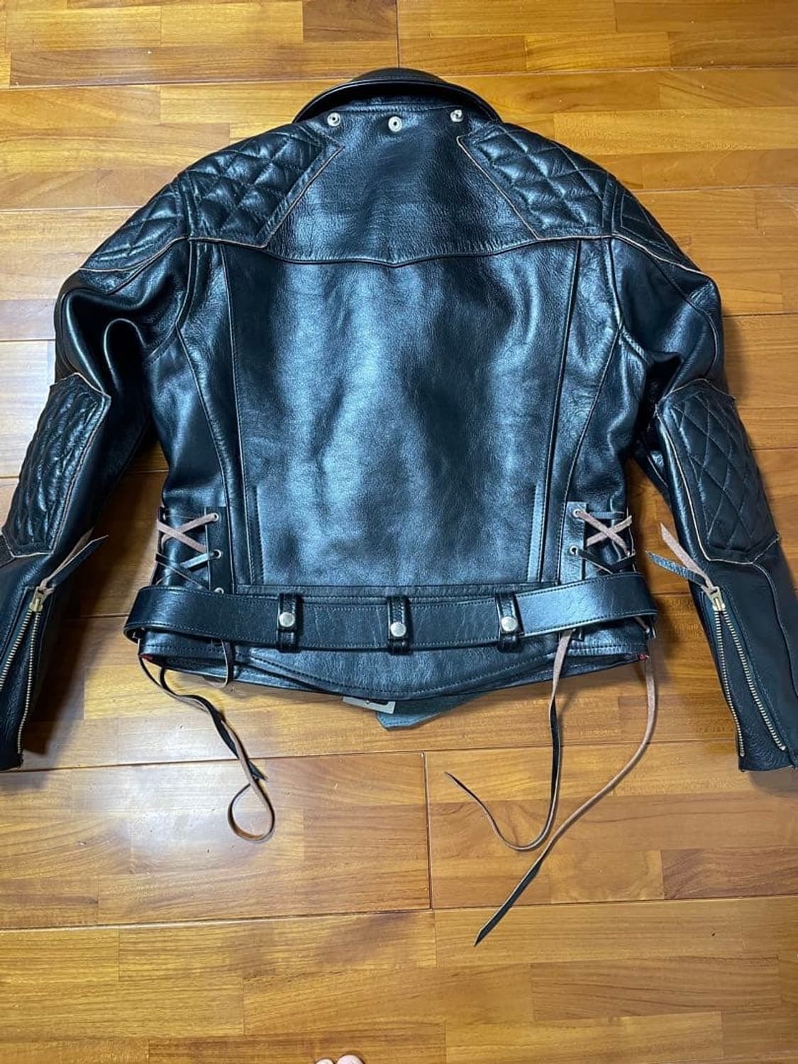 플랫헤드 더블라이더 레더자켓 40 상품이미지5