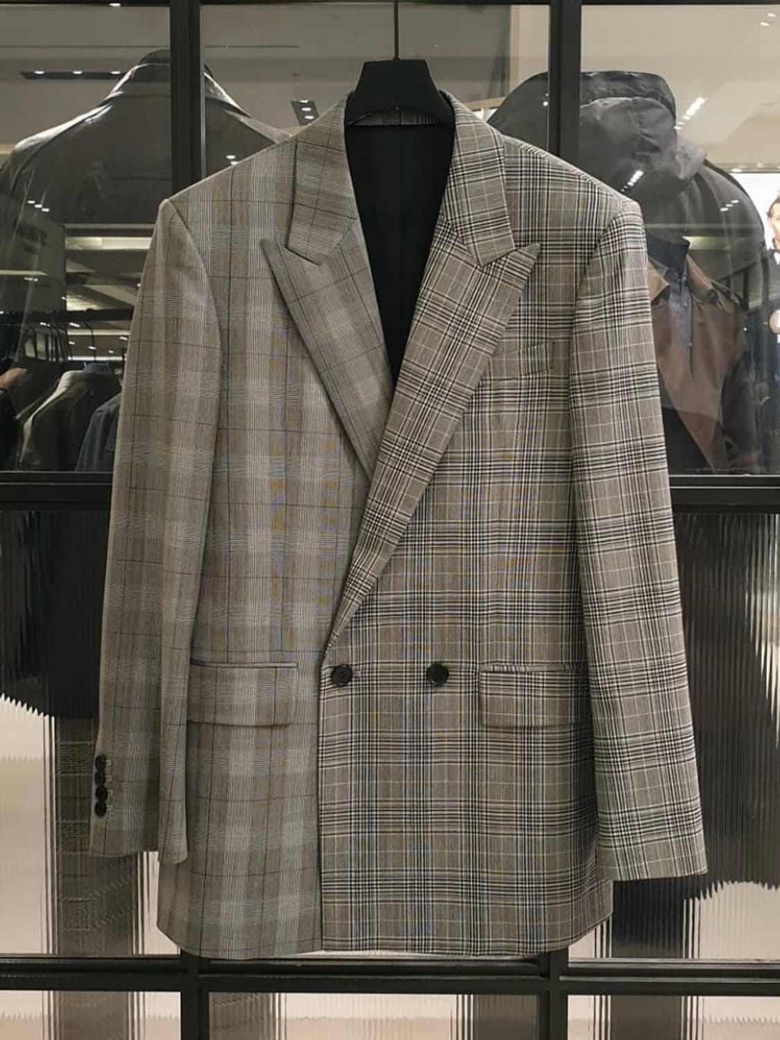 준지 20SS 반반 아수라 체크 컬렉션 블레이저 44 상품이미지5