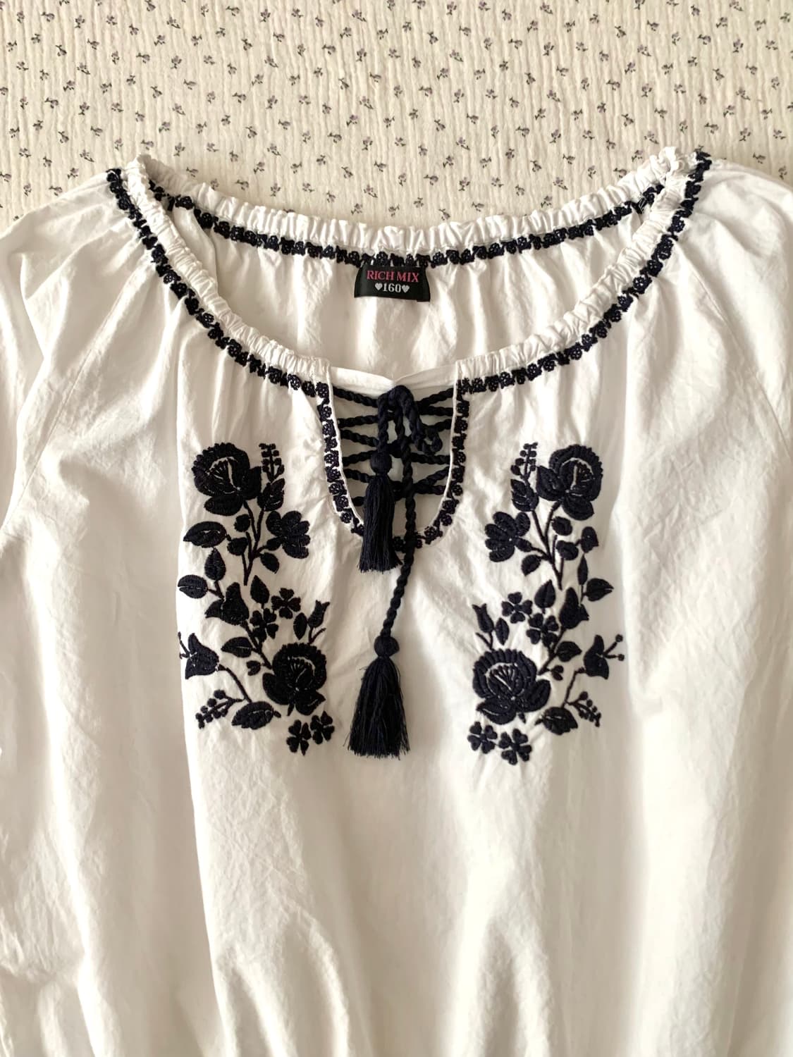 아일렛 자수 블라우스 상품이미지3