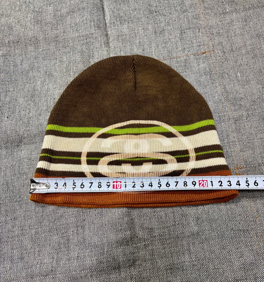 90s stussy 올드 스투시 빈티지 스트라이프 비니 상품이미지5