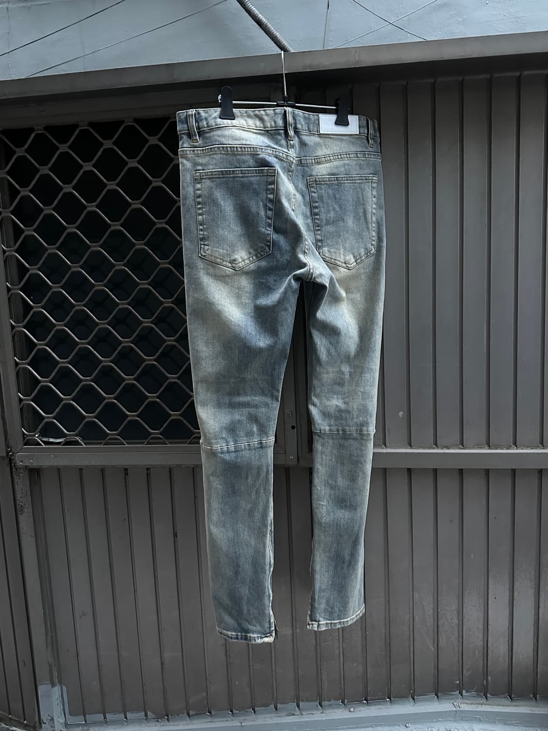 Vintage yellow washing destroyed jeans 상품이미지4