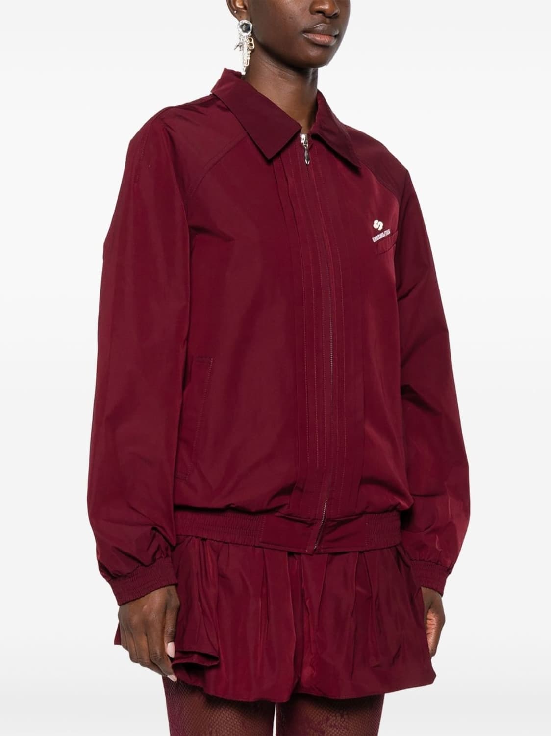 [8,10]슈슈통 25fw 턱 디테일 스포츠 자켓/버건디 상품이미지3