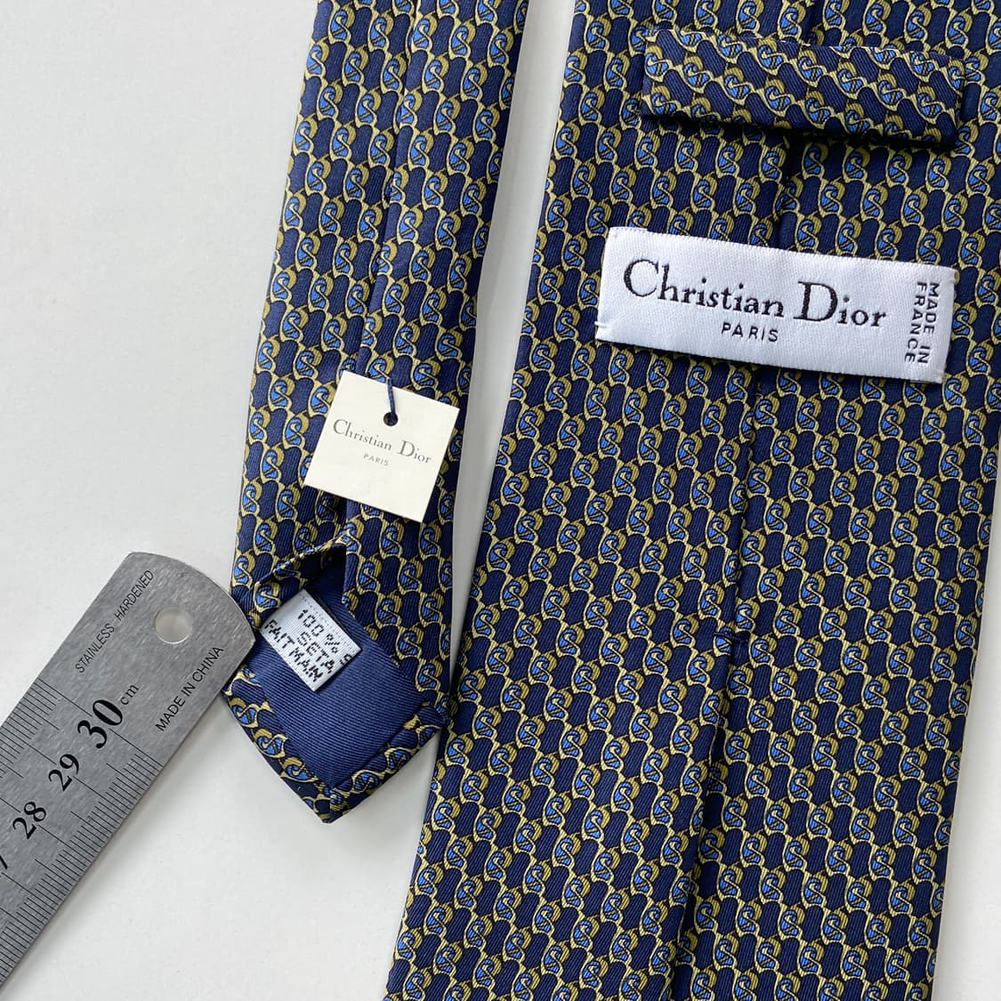 택달린 미사용품 크리스찬 디올(Dior) 정품 명품넥타이 상품이미지4