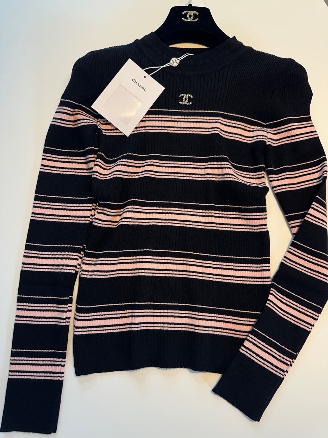 (새상품)샤넬줄지니트 상품이미지5